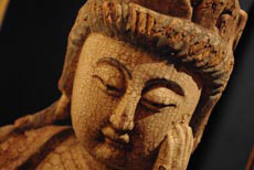 Estatua china de madera y Buda en venta en nuestra boutique china 