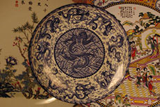 Plato de porcelana china