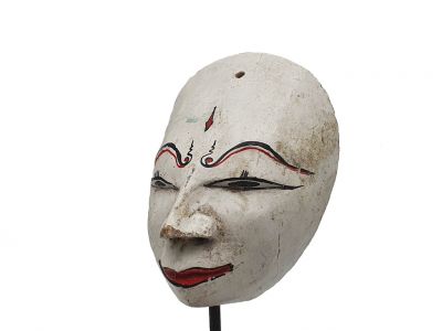 Alte Java-Maske (40 Jahre alt) - Weiß 2