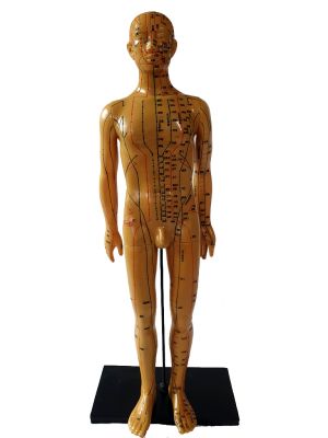 Antigua estatua de acupuntura china - Plástico - Hombre 3