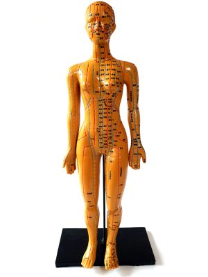 Antigua estatua de acupuntura china - Plástico - Mujer 3