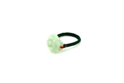 Blume Jade Ring - Größe 17,75