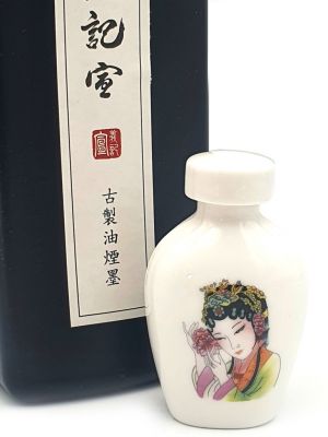 Botella de porcelana - Tinta china liquida - 35ml - mujer china