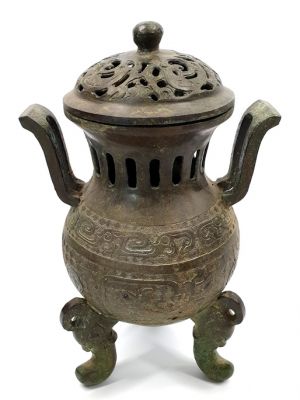 Caja de Bronce China - incensario del templo
