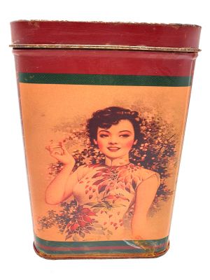 Caja de té chino viejo - Marrón - Mujer