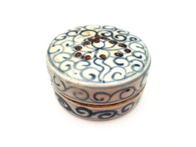 Caja pequeña de porcelana china - Flor