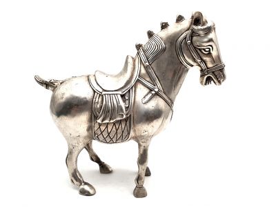 Chinesische Metall-Statue Pferd