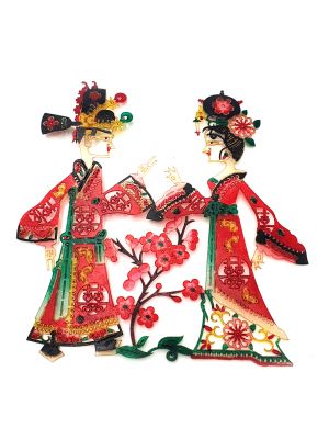 Chinesisches Theater - Marionetten Figur - Kirschbaum