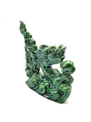 Dragón de porcelana - Pequeño dragón verde