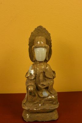 Estatua de jade Guanyin chino