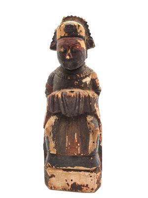 Estatua votiva china antigua - Dinastía de Qing - Dama