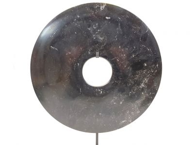 Grande disco Bi de Jade 30cm Negro
