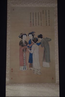 4 mujeres de la dinastía Tang Chino