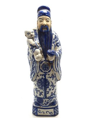 Porzellan Statuen aus China Chinesischen Vorfahren