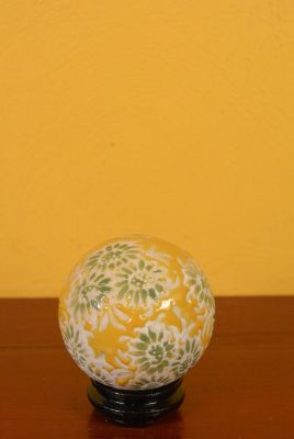 Flores Porcelana Bola China Amarillo
