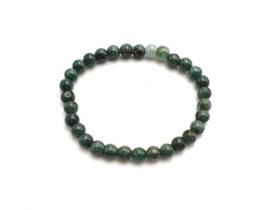 Jade Perlenarmbänder - 6mm Jade Perlen - Kaiser grün