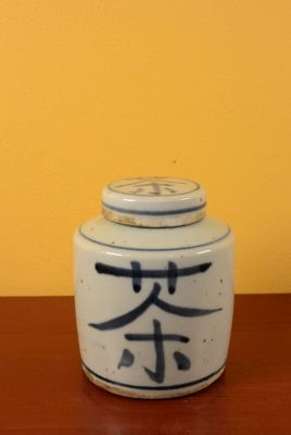 Jarrones chinos de Porcelana - Caja de té