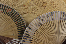 Abanico China y Abanico japonés