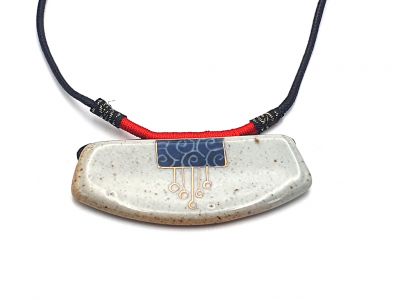 Keramik Schmuck Paradise Kollektion Halskette Tibetische Wolke 2