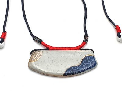 Keramik Schmuck Paradise Kollektion Halskette Tibetische Wolke 3