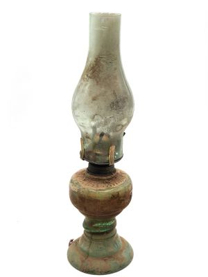 Lámpara de queroseno china antigua - Campo chino