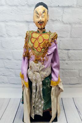 Marioneta del teatro chino antiguo - provincia de Fujian - Hombre / Opera Dancer