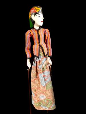 Marioneta Indonesia Wayang Golek príncipe indonesio
