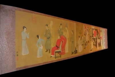 Muy Gran Escena chino Pintura Han Xizai