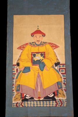 Muy Grandes Dignitarios Chinos - Majestuoso - Emperador - Amarillo