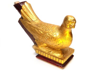 Pájaro de madera chino antiguo - Templo chino