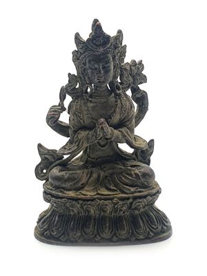 Pequeña Estatua de Latón - Tara tibetana