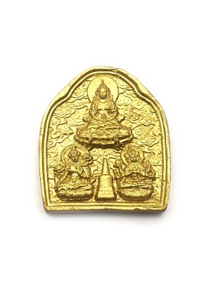 Pequeño Tsa Tsa tibetano - Objeto sagrado - Buda Zun Sheng - Māyā - Tara Blanca
