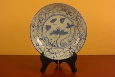 Plato de porcelana china Lotus 2