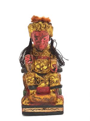 Reproducción antigua - Pequeña Estatua china - Chino notable