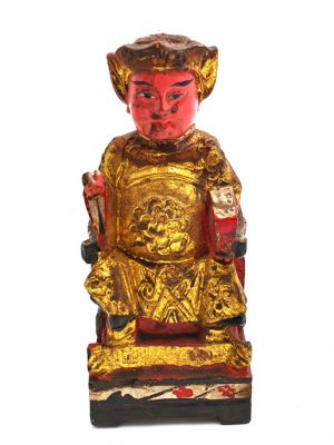 Reproducción antigua - Pequeña Estatua china - Dignatario chino