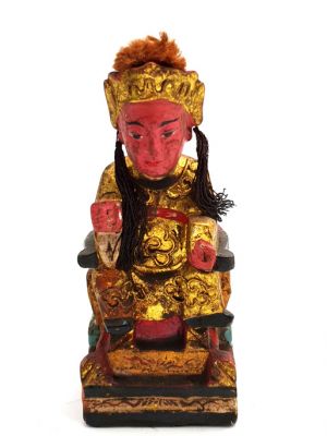 Reproducción antigua - Pequeña Estatua china - Esposa de dignatario