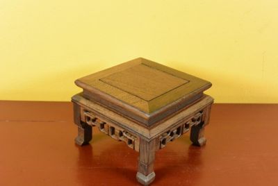 Soporte de madera - Mesa chino - 12x12x10cm