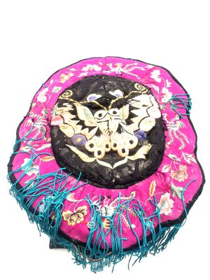 Viejo Sombrero de niño chino Blumen und Vögel